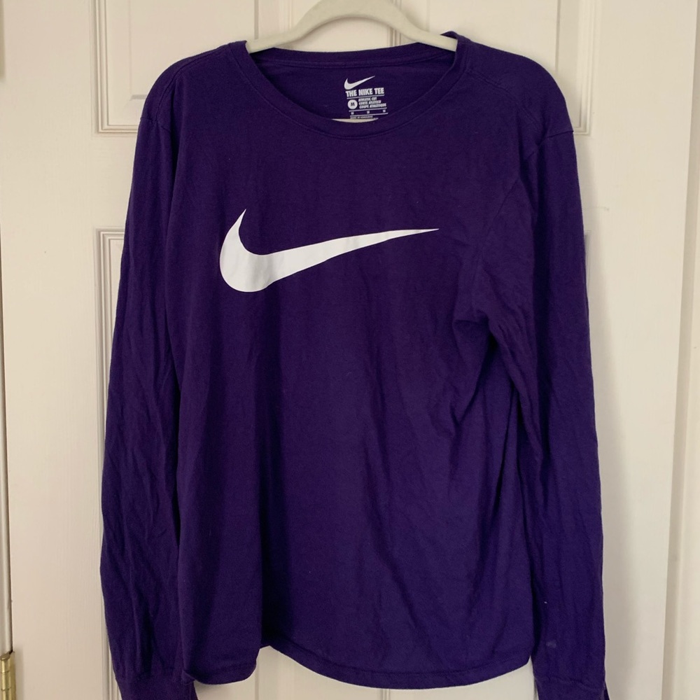 Purple Nike crew neck